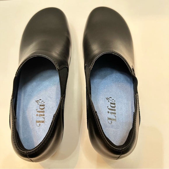 Lila Kelsey Women’s Slip-Resistant Black Work Clogs Shoes-Size 10-Workwear Nurse - Picture 7 of 10